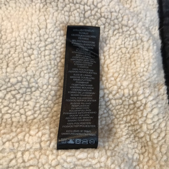 Silver jeans denim Sherpa jacket - Picture 10 of 10